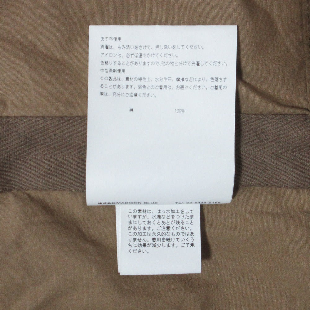 マディソンブルー Deck Hoodie ワックスドクロスフーディー