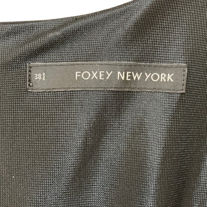 フォクシーニューヨーク ノースリーブ ひざ丈ワンピース