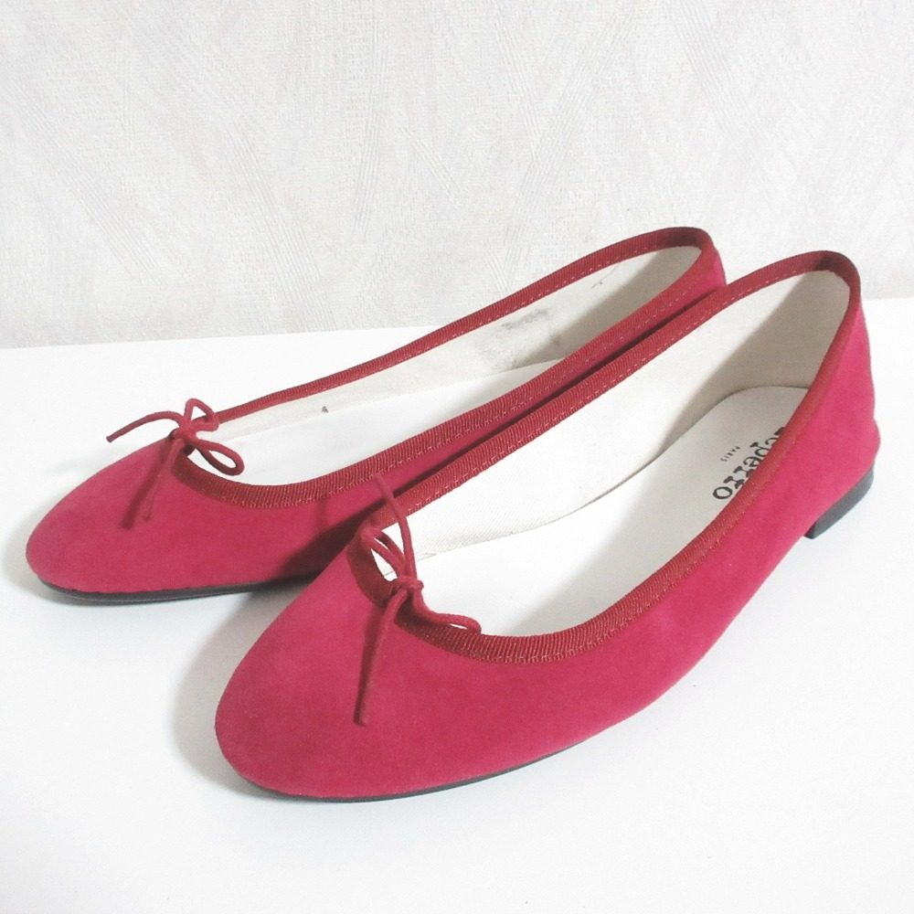 レペット Cendrillon スエードバレエシューズ