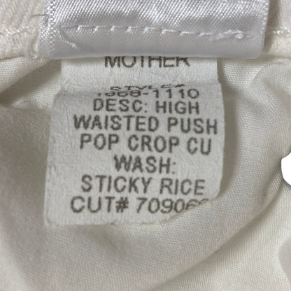 マザー HIGH WAISTED PUSH POP CROP デニムパンツ