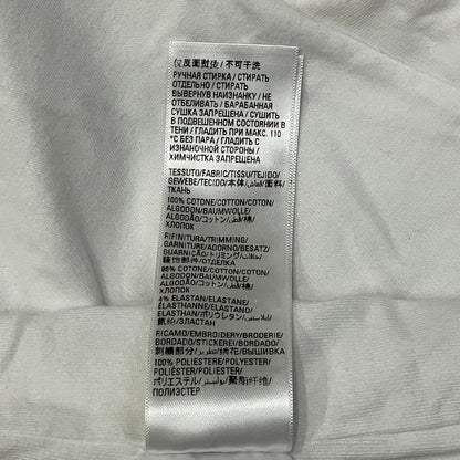 バレンシアガ インサイドアウト ロゴ刺繍 コットンTシャツ