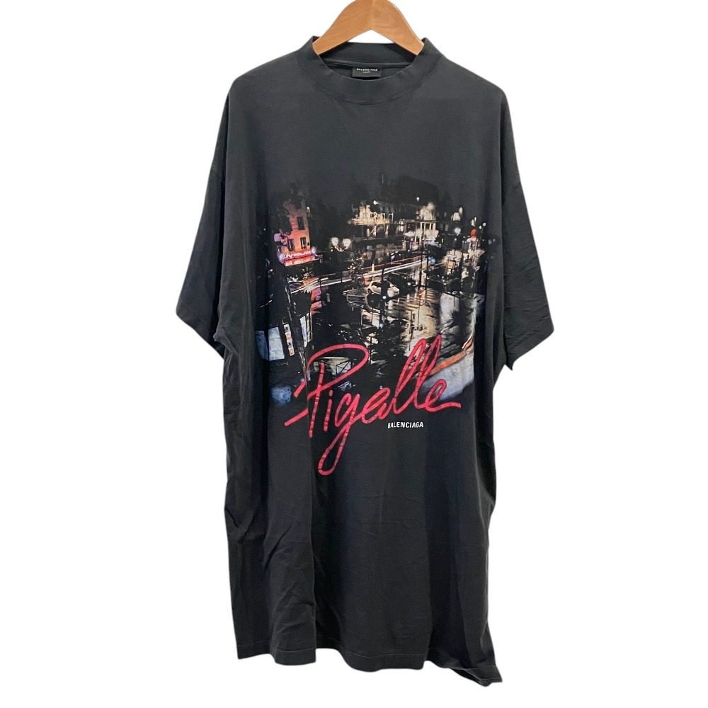 バレンシアガ ピガール コットンオーバーサイズTシャツ