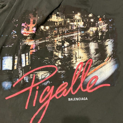 バレンシアガ ピガール コットンオーバーサイズTシャツ