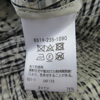 ドゥロワー ジオメトリックチェックパンツ