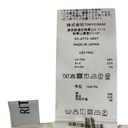 RITANシルクコットンニットトップス