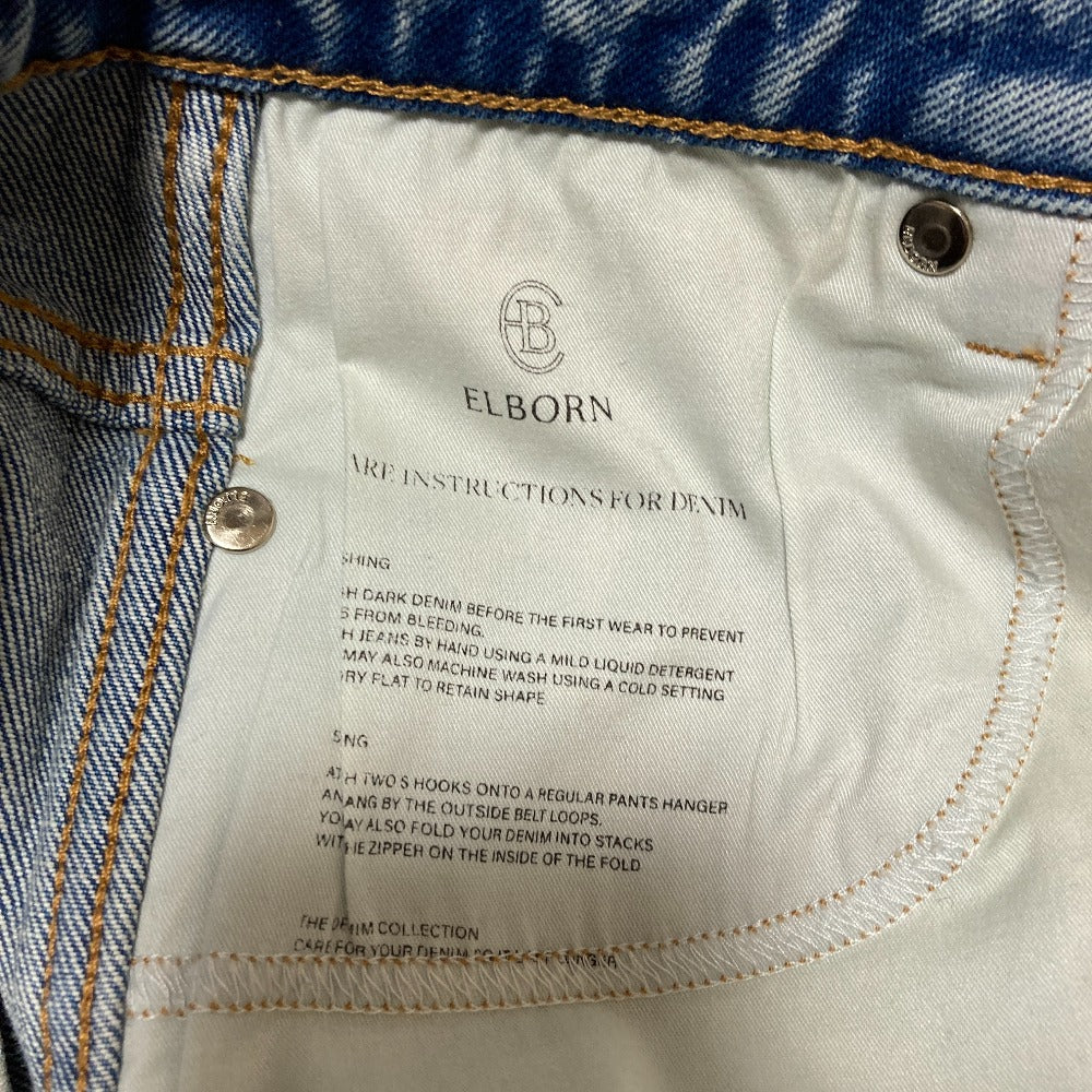 エルボルン デニムストレートパンツ