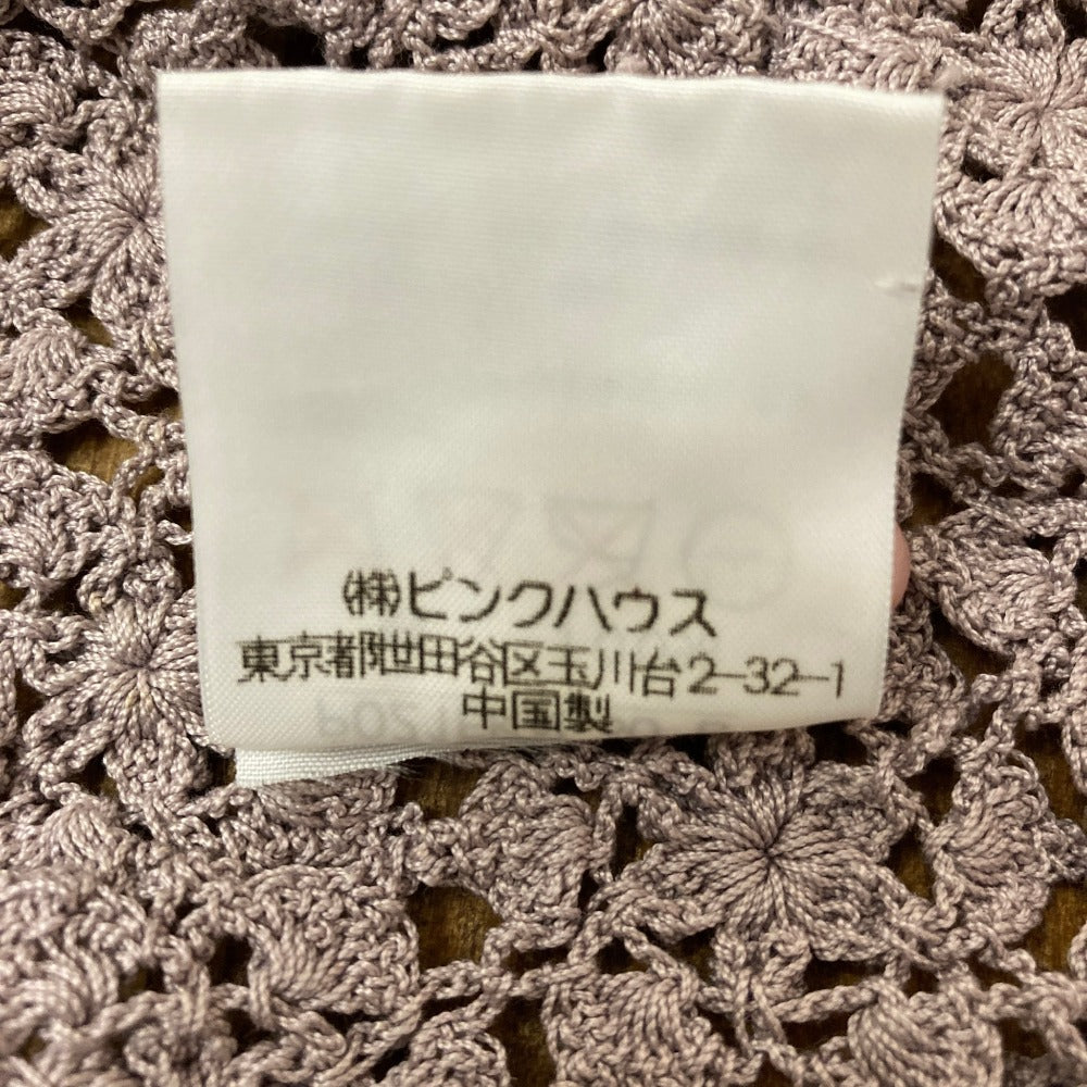 インゲボルグ クロシェ編みショートスリーブニットカーディガンアンサンブル