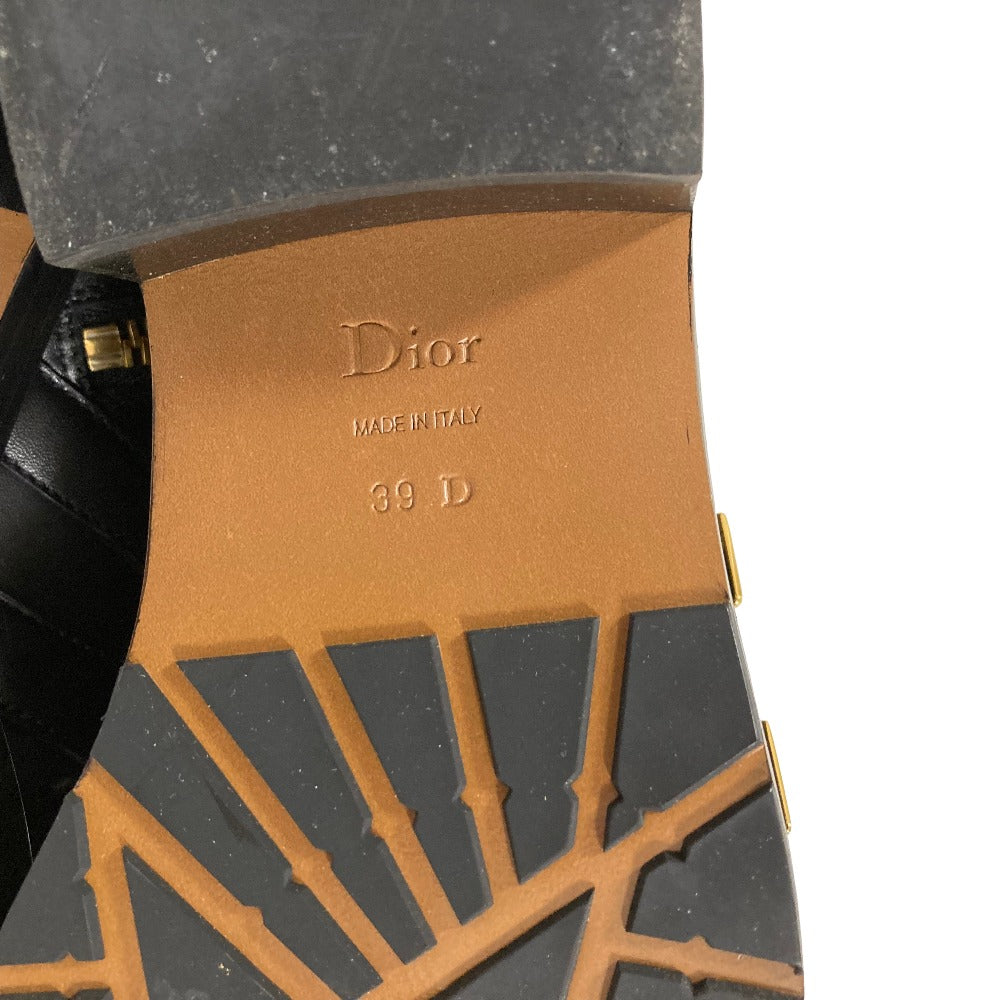クリスチャンディオール D-RACE レザーアンクルブーツ