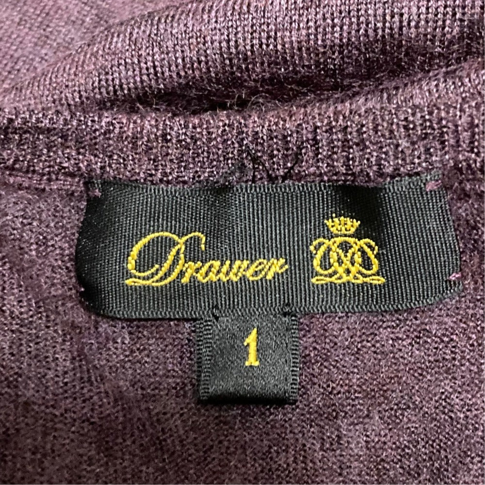 ドゥロワー カシミヤシルククルーネックニット