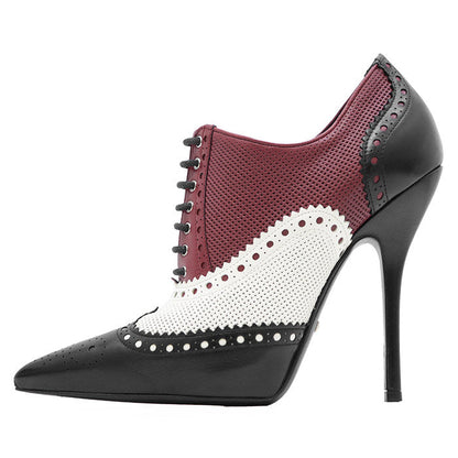 グッチ レザー レースアップブーティ