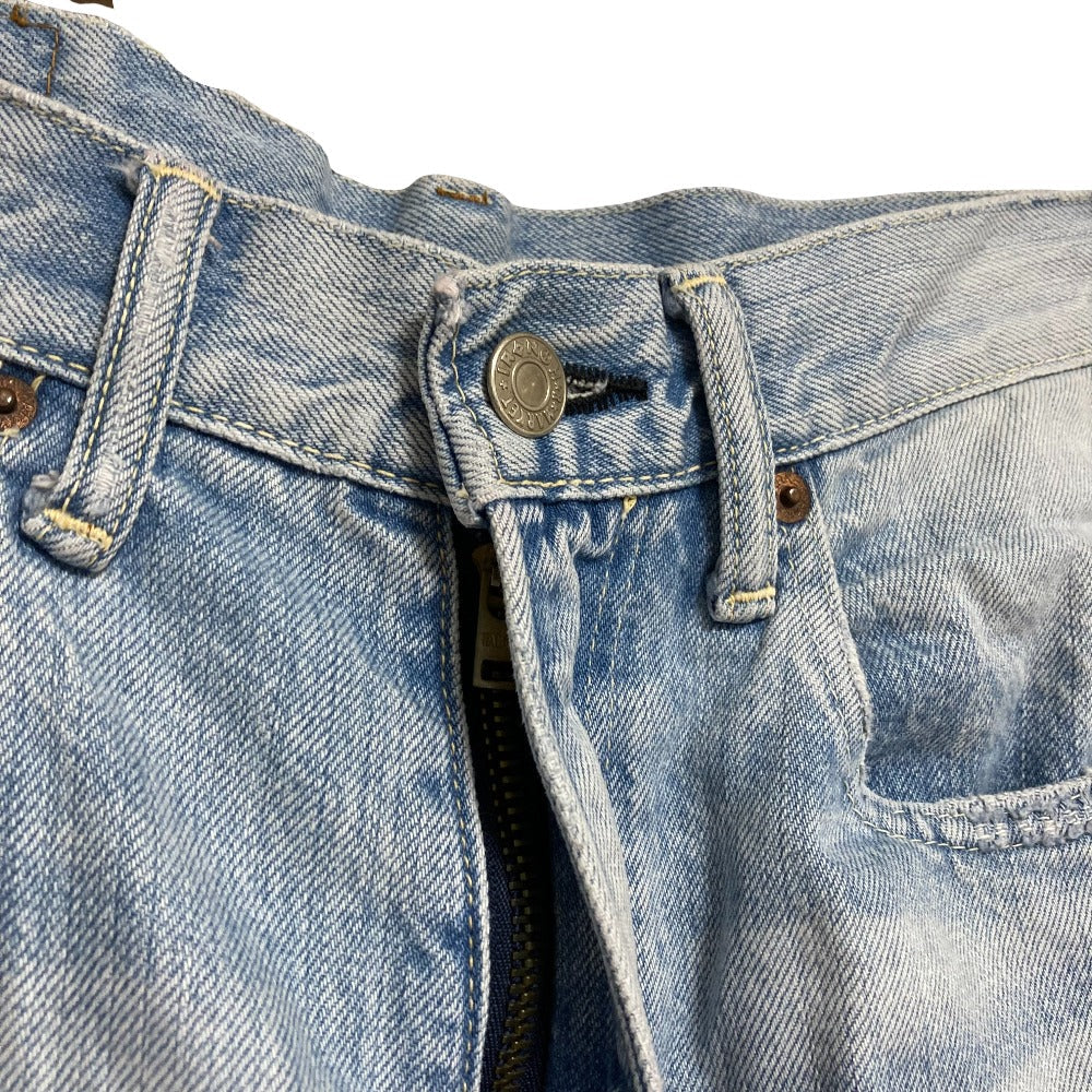 ブルーブルー パッチワークデニムパンツ