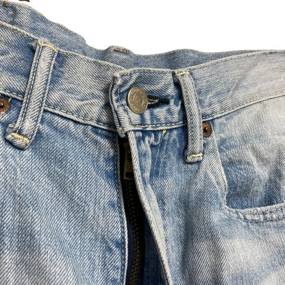 ブルーブルー パッチワークデニムパンツ