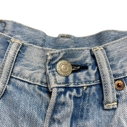 ブルーブルー パッチワークデニムパンツ