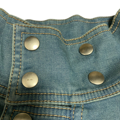 リックオウエンスダークシャドウ IES CARGO MINI DRESS デニムワンピース