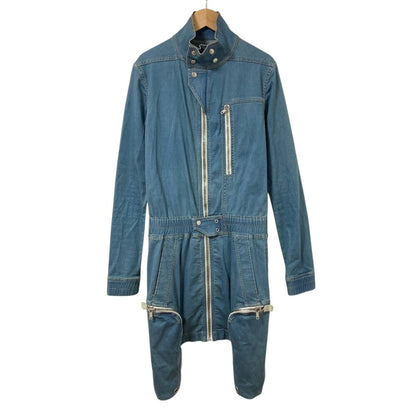 リックオウエンスダークシャドウ IES CARGO MINI DRESS デニムワンピース