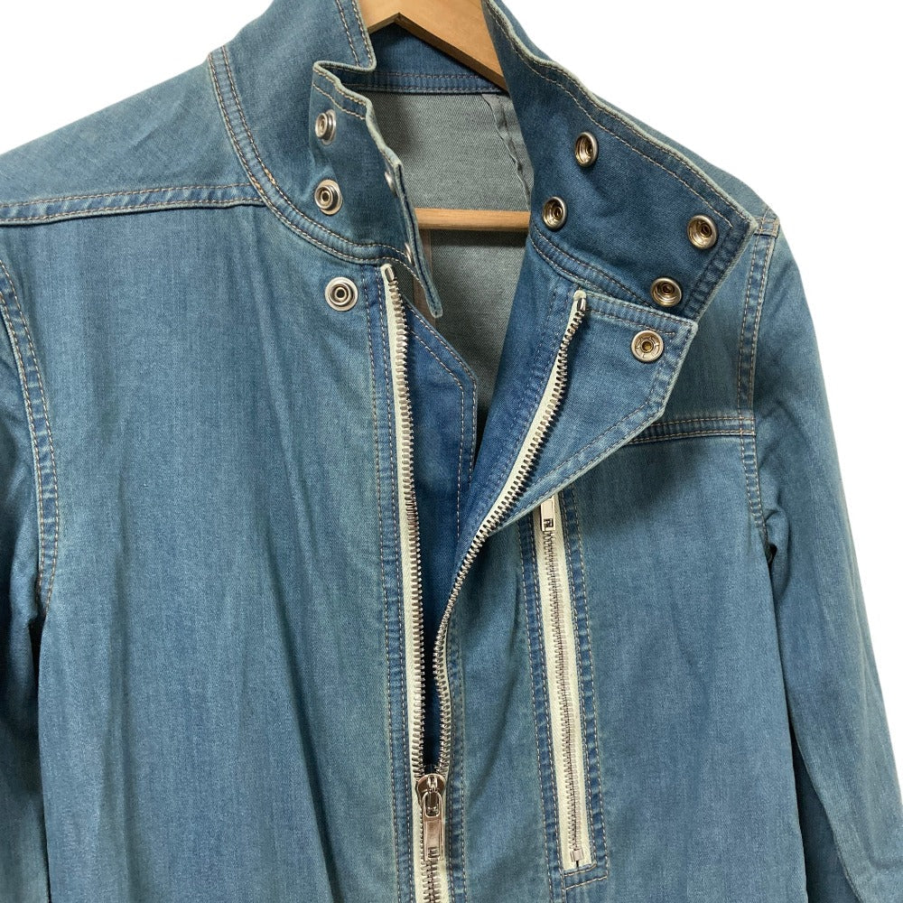 リックオウエンスダークシャドウ IES CARGO MINI DRESS デニムワンピース