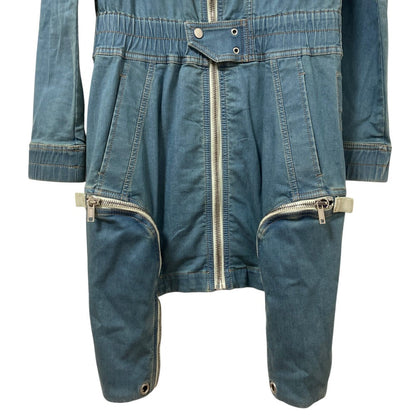 リックオウエンスダークシャドウ IES CARGO MINI DRESS デニムワンピース