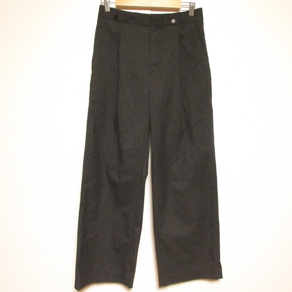 スピックアンドスパン ワイドストレートパンツ