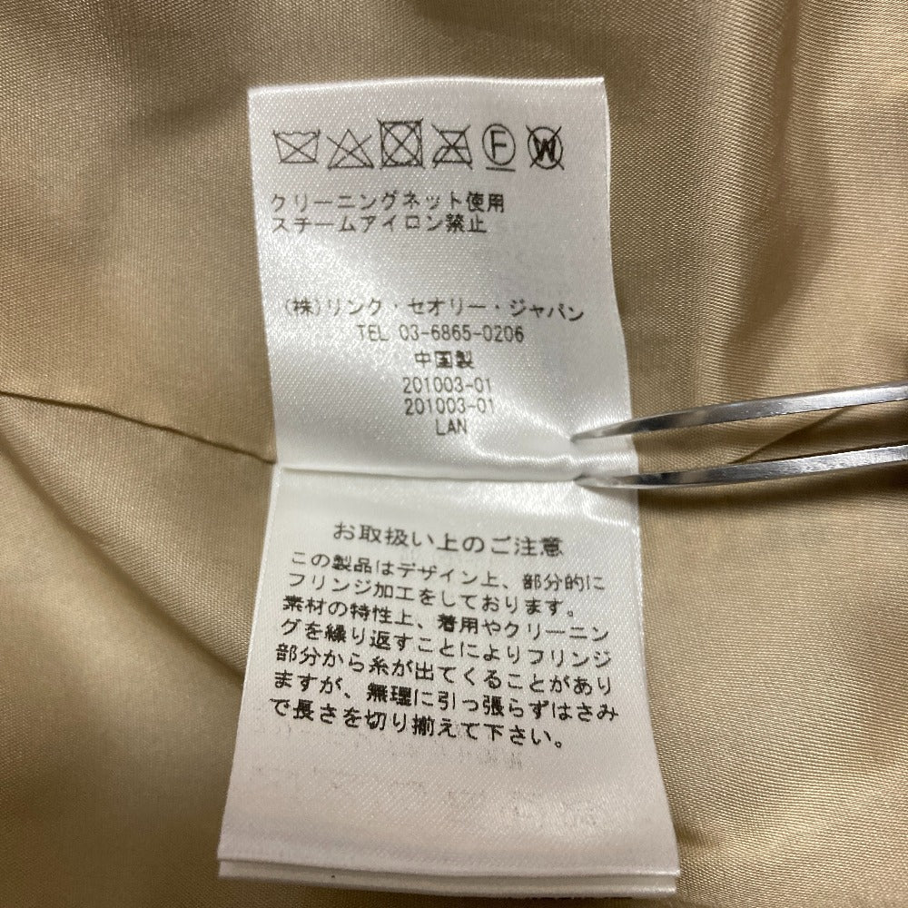 セオリー BEVERLY TWEED ノーカラーコート