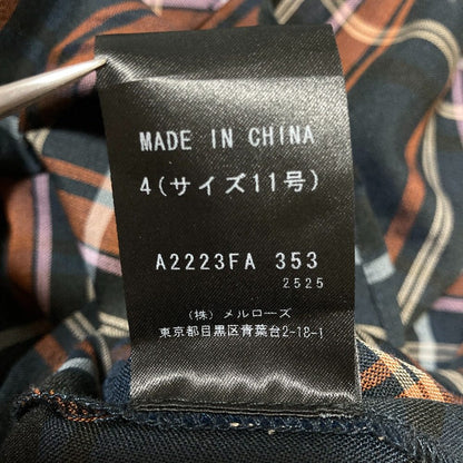 インゲボルグ チェックシャツワンピース