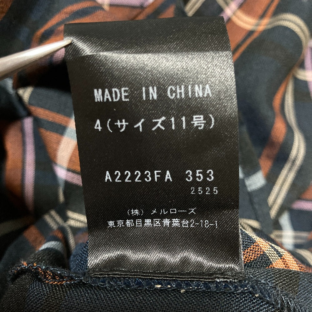 インゲボルグ チェックシャツワンピース
