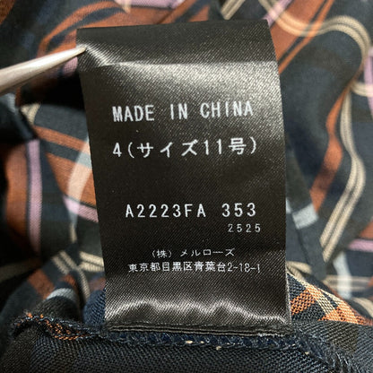 インゲボルグ チェックシャツワンピース