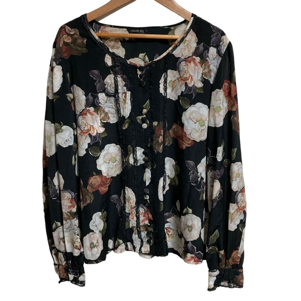 インゲボルグ フラワープリントレイヤードチュニックセット