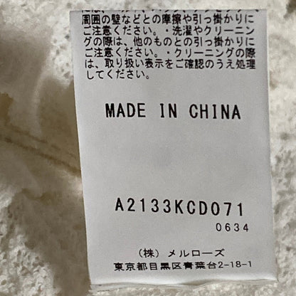 ピンクハウス リボンモチーフ透かし編みカーディガン