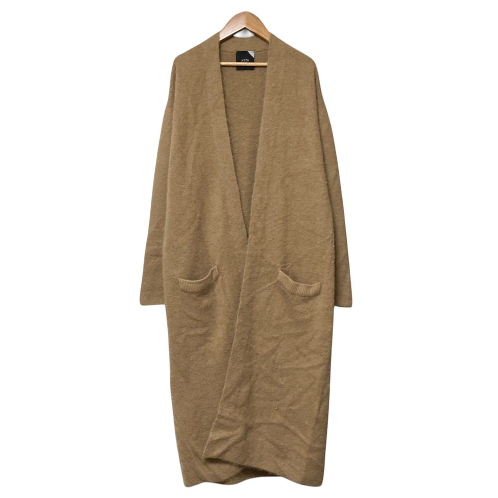エイトン FUR CASHMERE ロングニットカーディガン