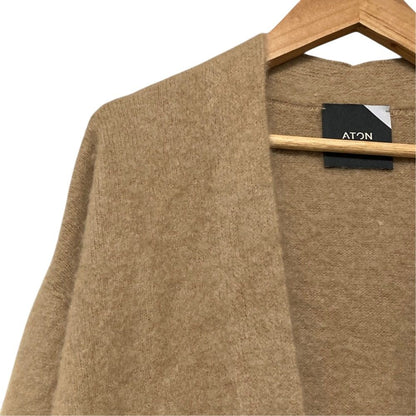エイトン FUR CASHMERE ロングニットカーディガン