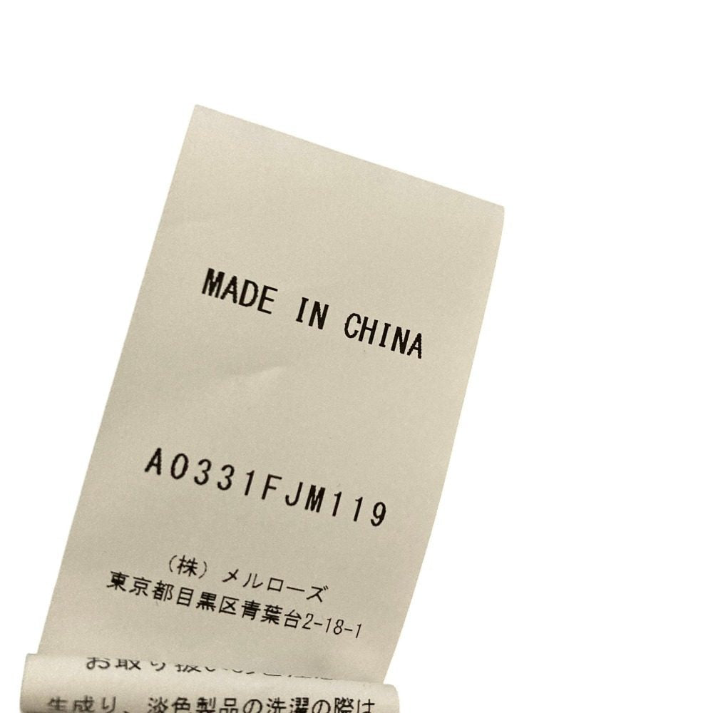 マルティニーク フリルカラージップブルゾン