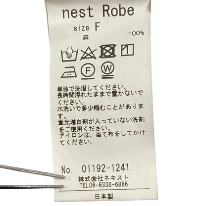 ネストローブ リネンスモックワンピース