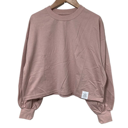 ハイク CROPPED LONG SLV TEE BIG FIT リブニットロングスリーブカットソー
