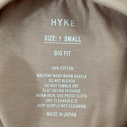 ハイク CROPPED LONG SLV TEE BIG FIT リブニットロングスリーブカットソー