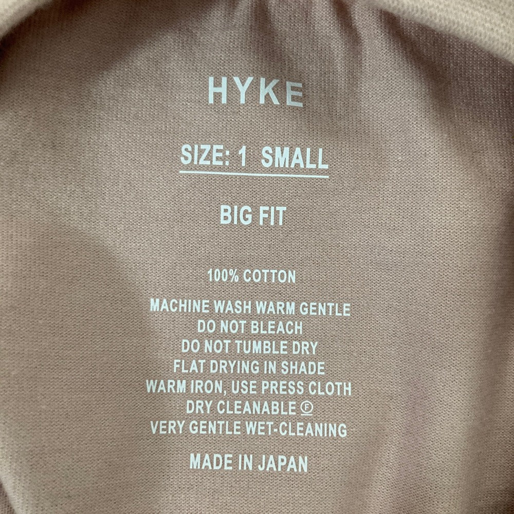 ハイク CROPPED LONG SLV TEE BIG FIT リブニットロングスリーブカットソー