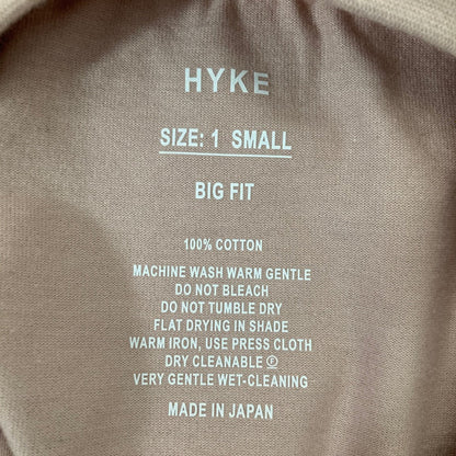 ハイク CROPPED LONG SLV TEE BIG FIT リブニットロングスリーブカットソー