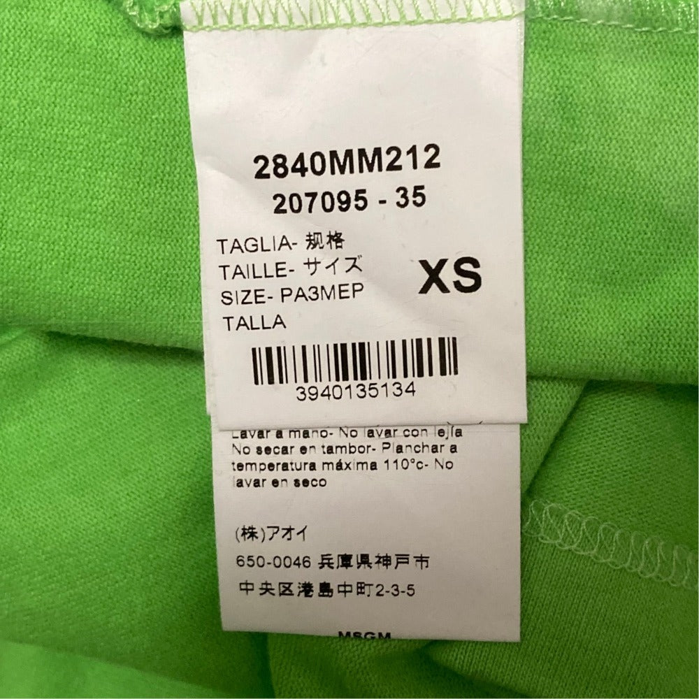 エムエスジーエム コットン 半袖Tシャツ