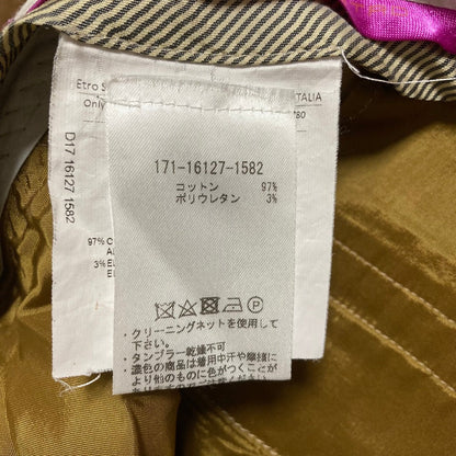 エトロ コットンテーパードパンツ