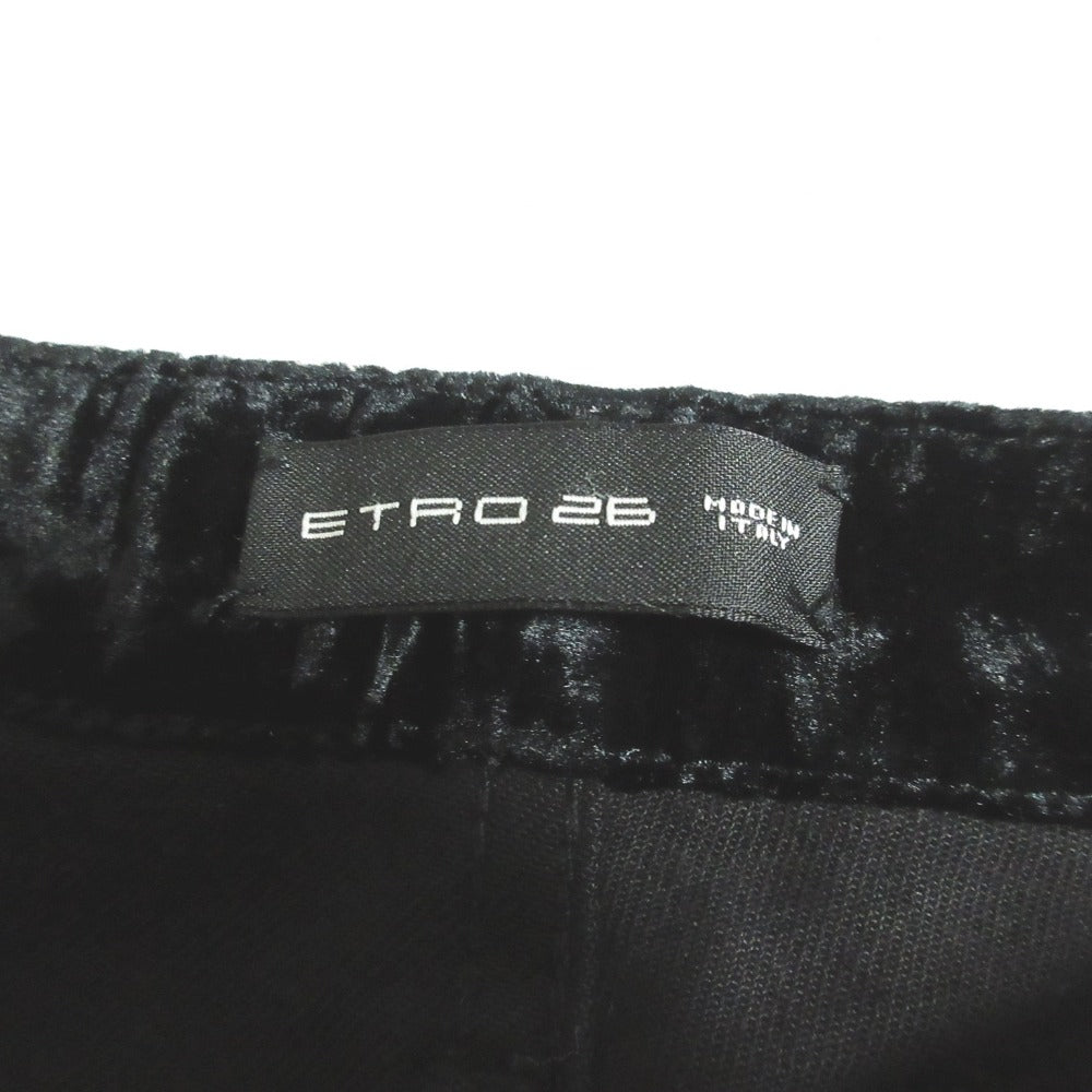 エトロ ペイズリーパッチ ストレッチデニムパンツ