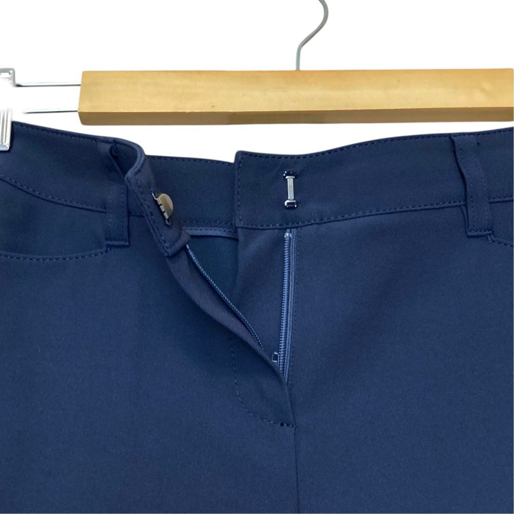 トゥービーシック 裾リボンストレッチクロップドパンツ