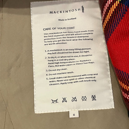 マッキントッシュ ゴム引きステンカラーコート