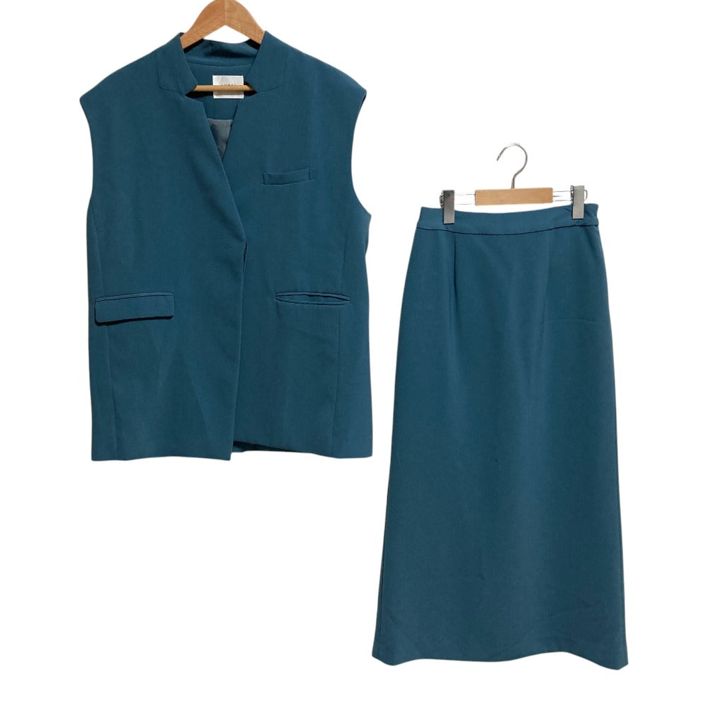 アメリ OTONA WRAP VEST セットアップ