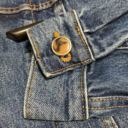 ガニー ラッフルカラーデニムジャケット