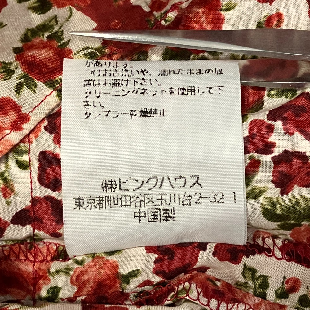ピンクハウス フローラルティアードレーススカート