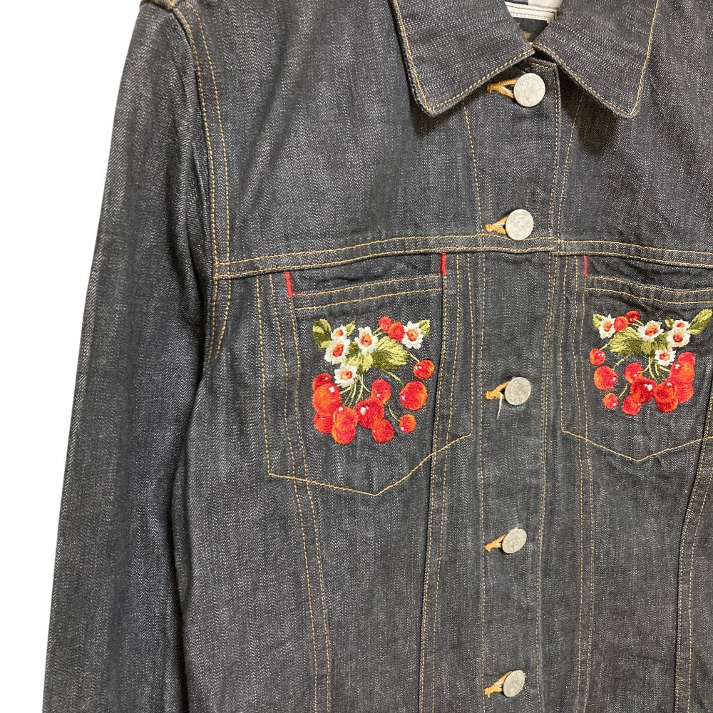 ピンクハウス 刺繍デニムジャケット