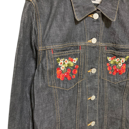 ピンクハウス 刺繍デニムジャケット