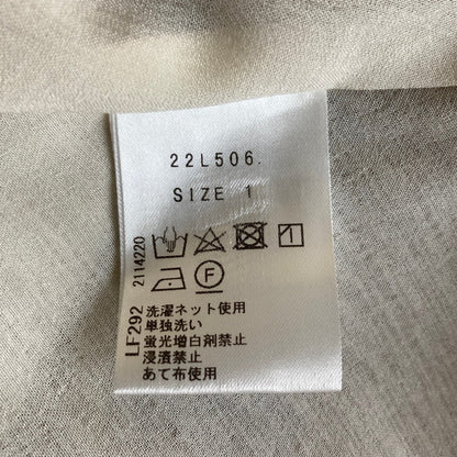 チェスティ 千鳥格子フラワーエンブロイダリーシャツワンピース
