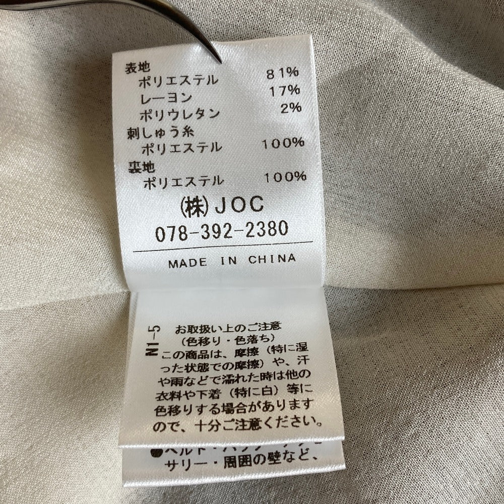 チェスティ 千鳥格子フラワーエンブロイダリーシャツワンピース