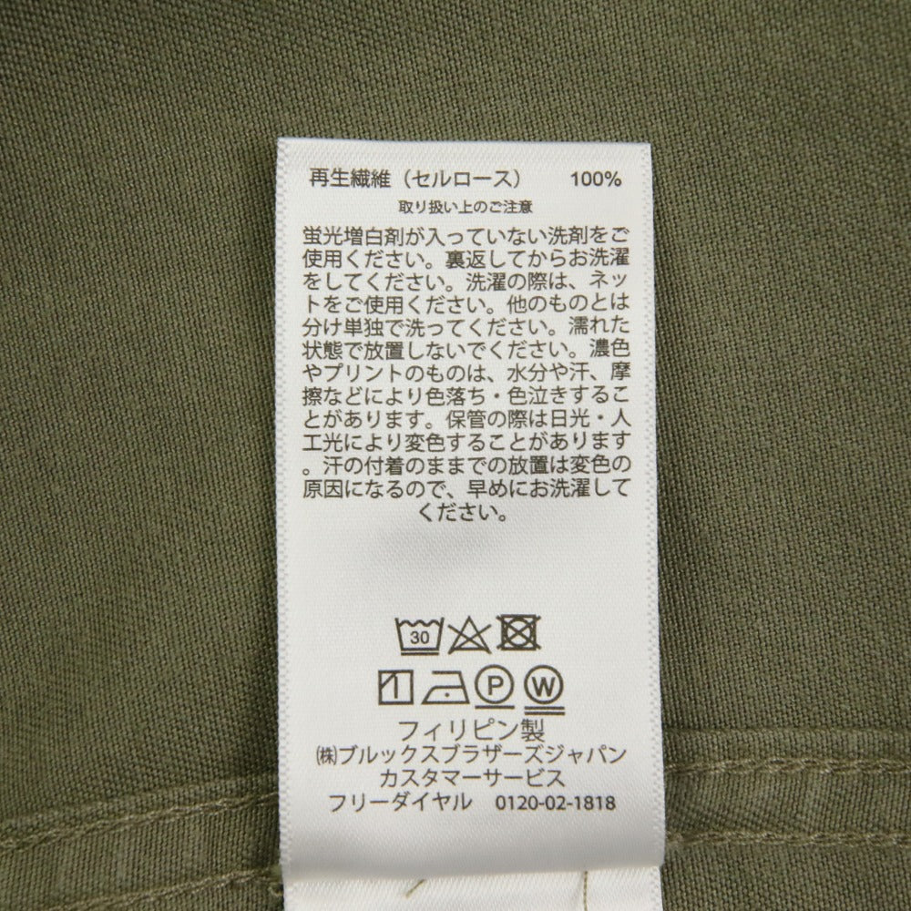 ブルックスブラザーズ 長袖シャツワンピース