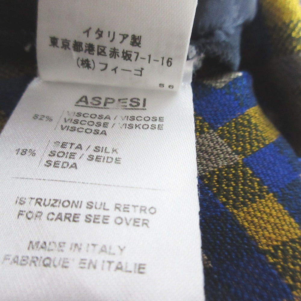 アスペジ シルク混ワイドパンツ